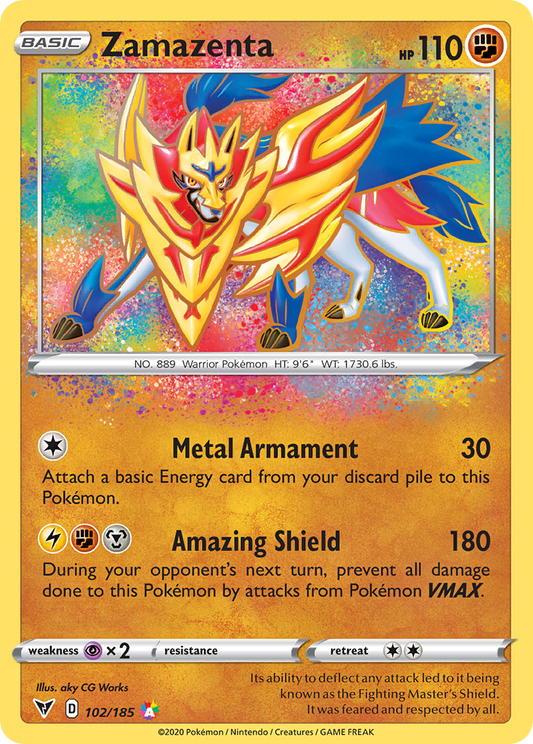 Zamazenta - Vivid Voltage (Amazing Rare) [VIV-102]