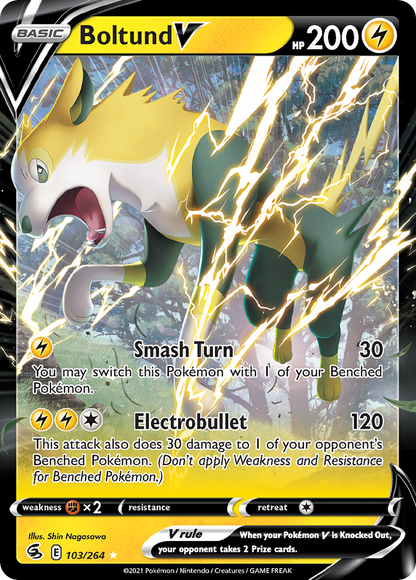 Boltund V - Fusion Strike (Ultra Rare) [FST-103]
