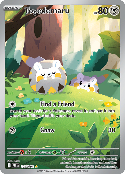 Togedemaru - Phantasmal Flames (Illustration Rare) [PFL-104]