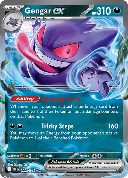 Gengar ex - Temporal Forces (Double Rare) [TEF-104]