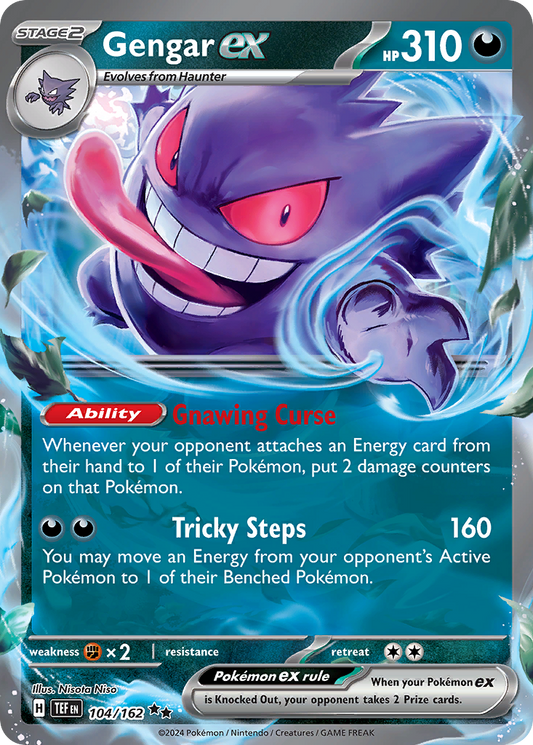 Gengar ex - Temporal Forces (Double Rare) [TEF-104]