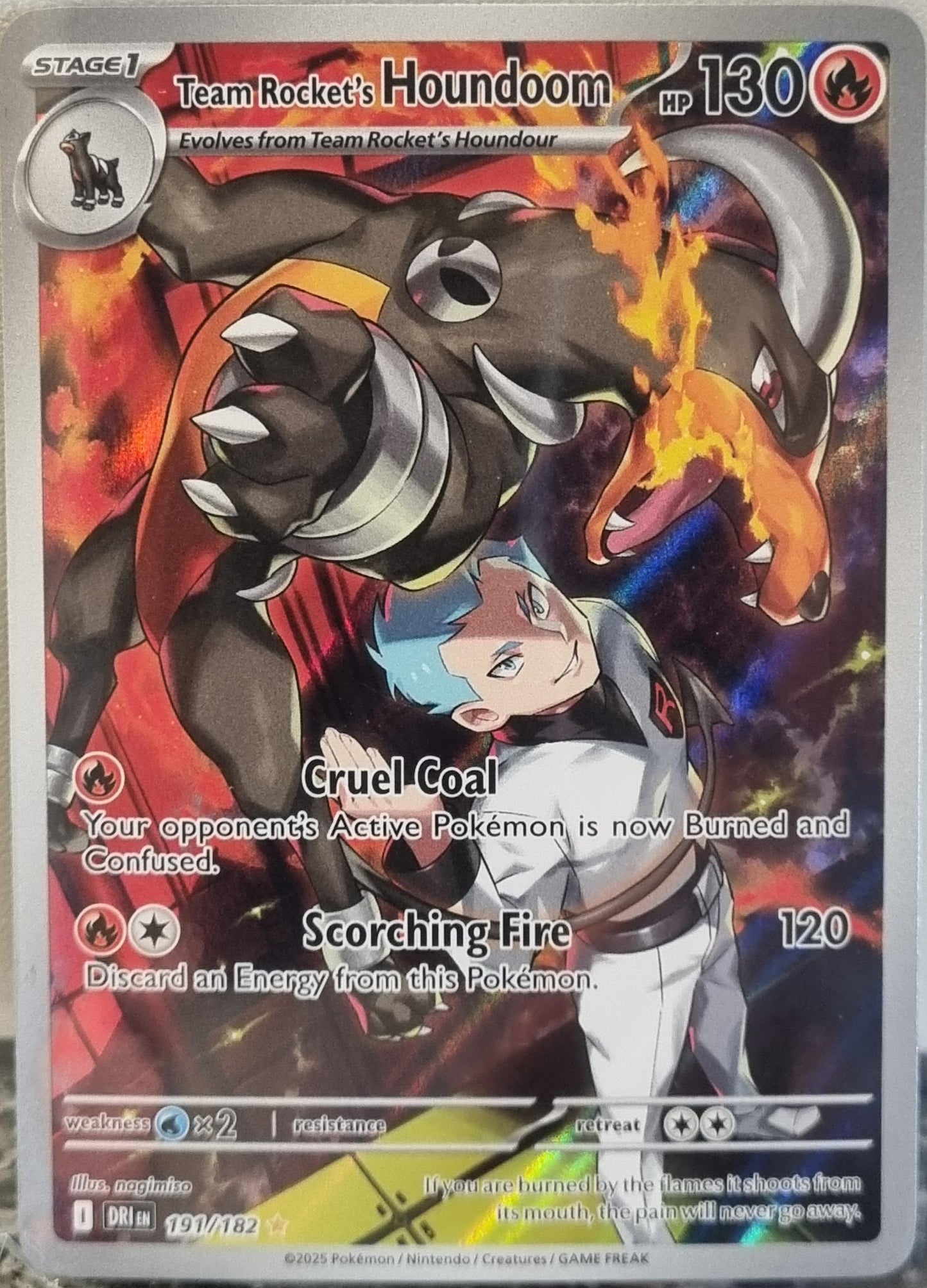 Team Rocket's Houndoom - Destined Rivals (Illustration Rare) [DRI-191]