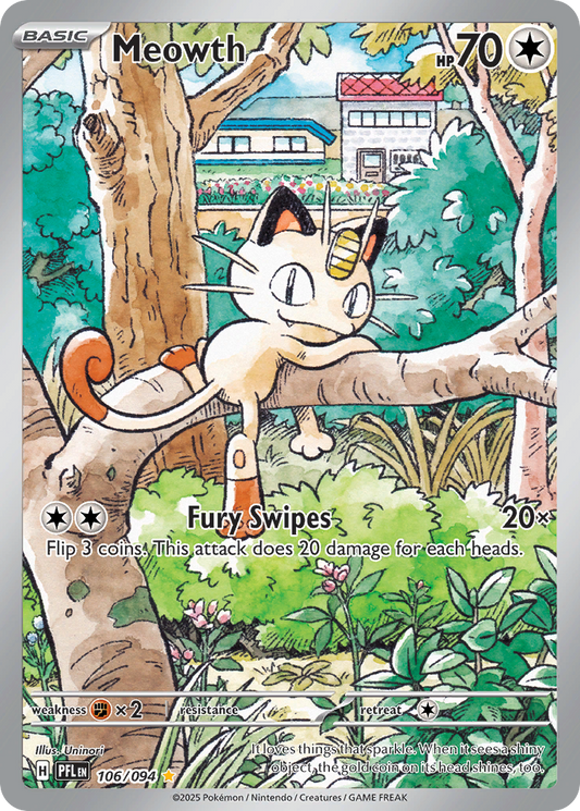 Meowth - Phantasmal Flames (Illustration Rare) [PFL-106]