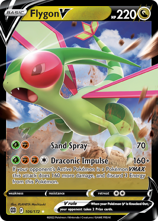 Flygon V - Brilliant Stars (Ultra Rare) [BRS-106]