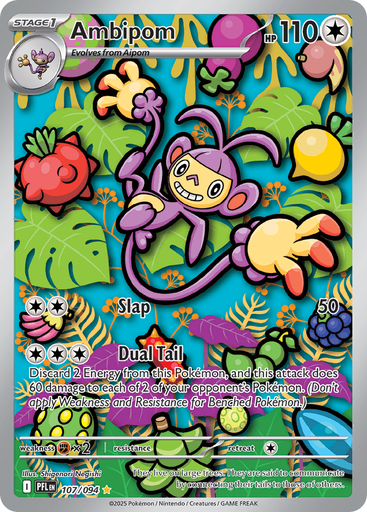 Ambipom - Phantasmal Flames (Illustration Rare) [PFL-107]