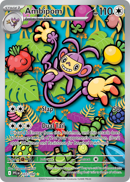 Ambipom - Phantasmal Flames (Illustration Rare) [PFL-107]