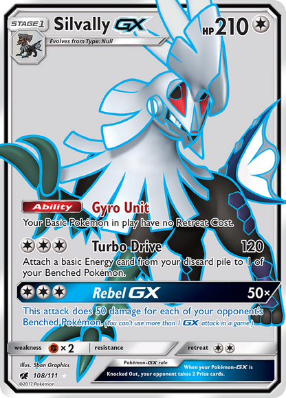Silvally GX - Crimson Invasion (Ultra Rare) [CIN-108]