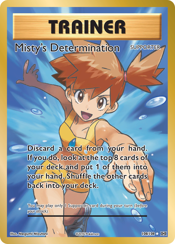 Misty's Determination - Evolutions (Ultra Rare) [EVO-108]