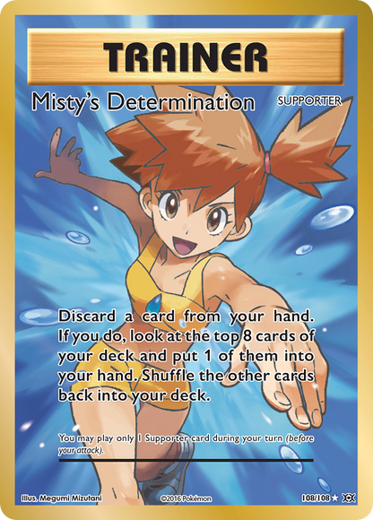 Misty's Determination - Evolutions (Ultra Rare) [EVO-108]