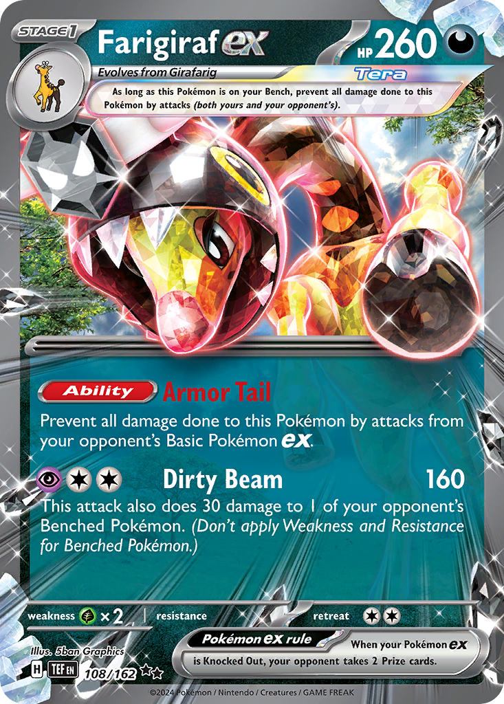 Farigiraf ex - Temporal Forces (Double Rare) [TEF-108]