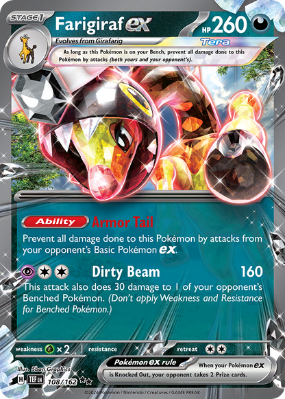 Farigiraf ex - Temporal Forces (Double Rare) [TEF-108]
