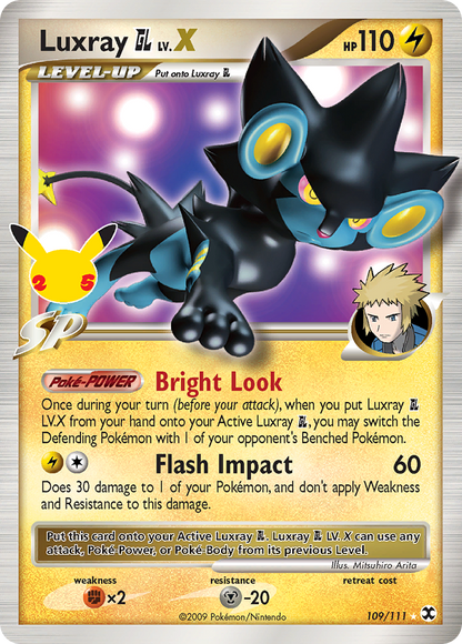 Luxray  LV.X - Celebrations (Holo Rare) [CEL-RR 109]