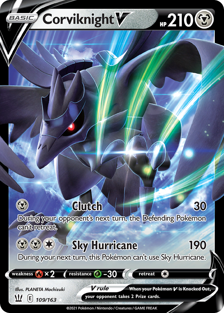 Corviknight V - Battle Styles (Ultra Rare) [BST-109]