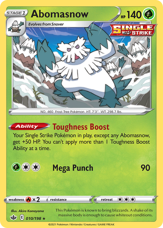 Abomasnow (Snowflake Stamp)