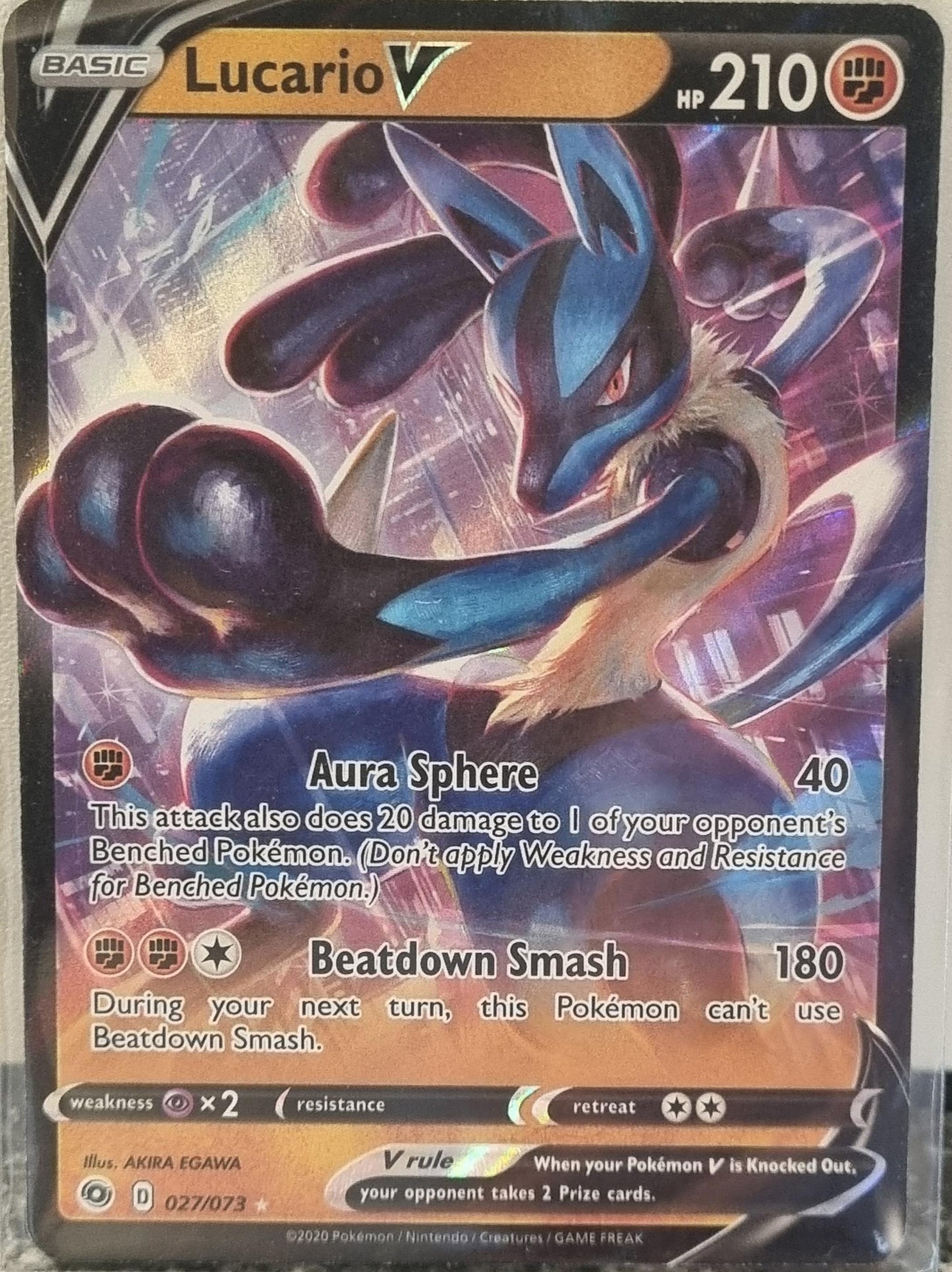 Lucario V - Champion’s Path (Ultra Rare) [CPA-27]