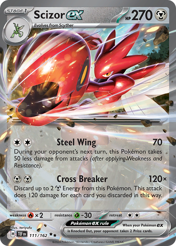 Scizor ex - Temporal Forces (Double Rare) [TEF-111]