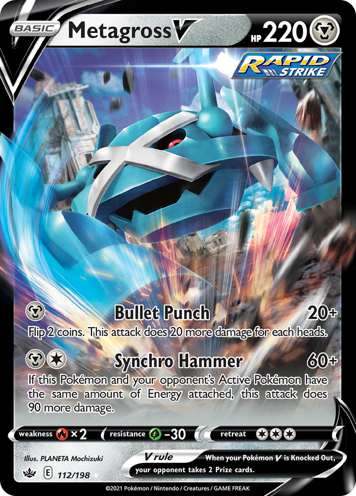 Metagross V - Chilling Reign (Ultra Rare) [CRE-112]