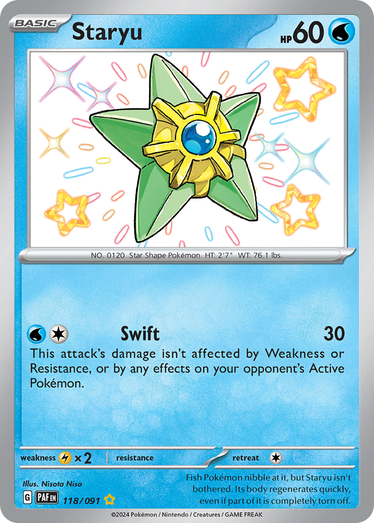 Staryu - Paldean Fates (Shiny Rare) [PAF-118]