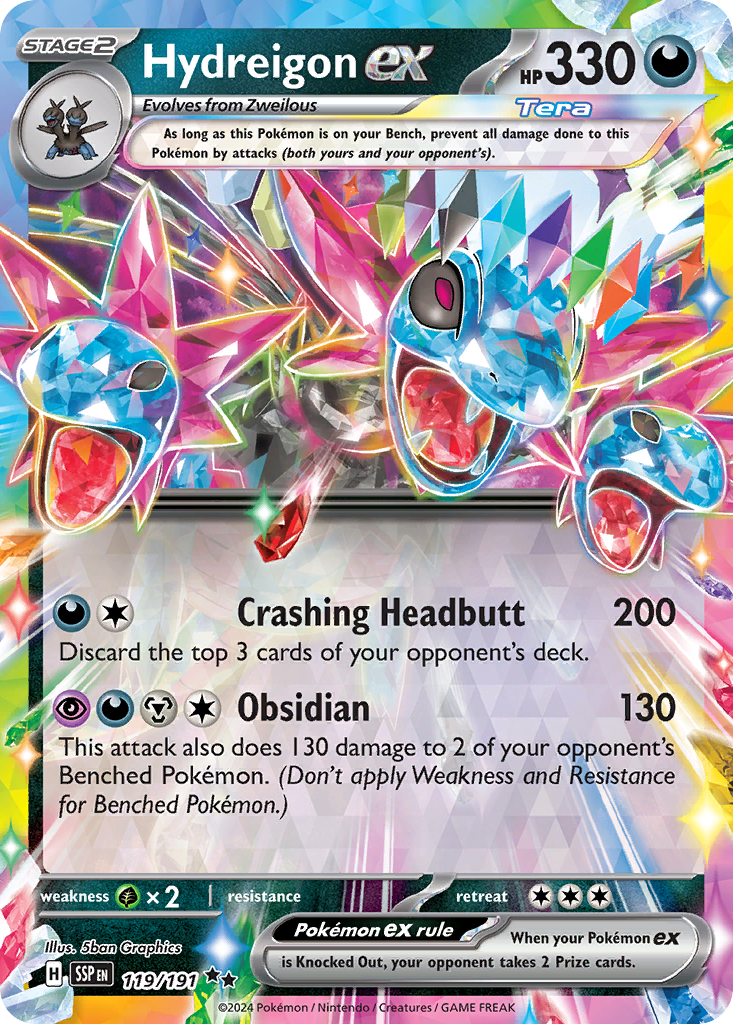 Hydreigon ex - Surging Sparks (Double Rare) [SSP-119]
