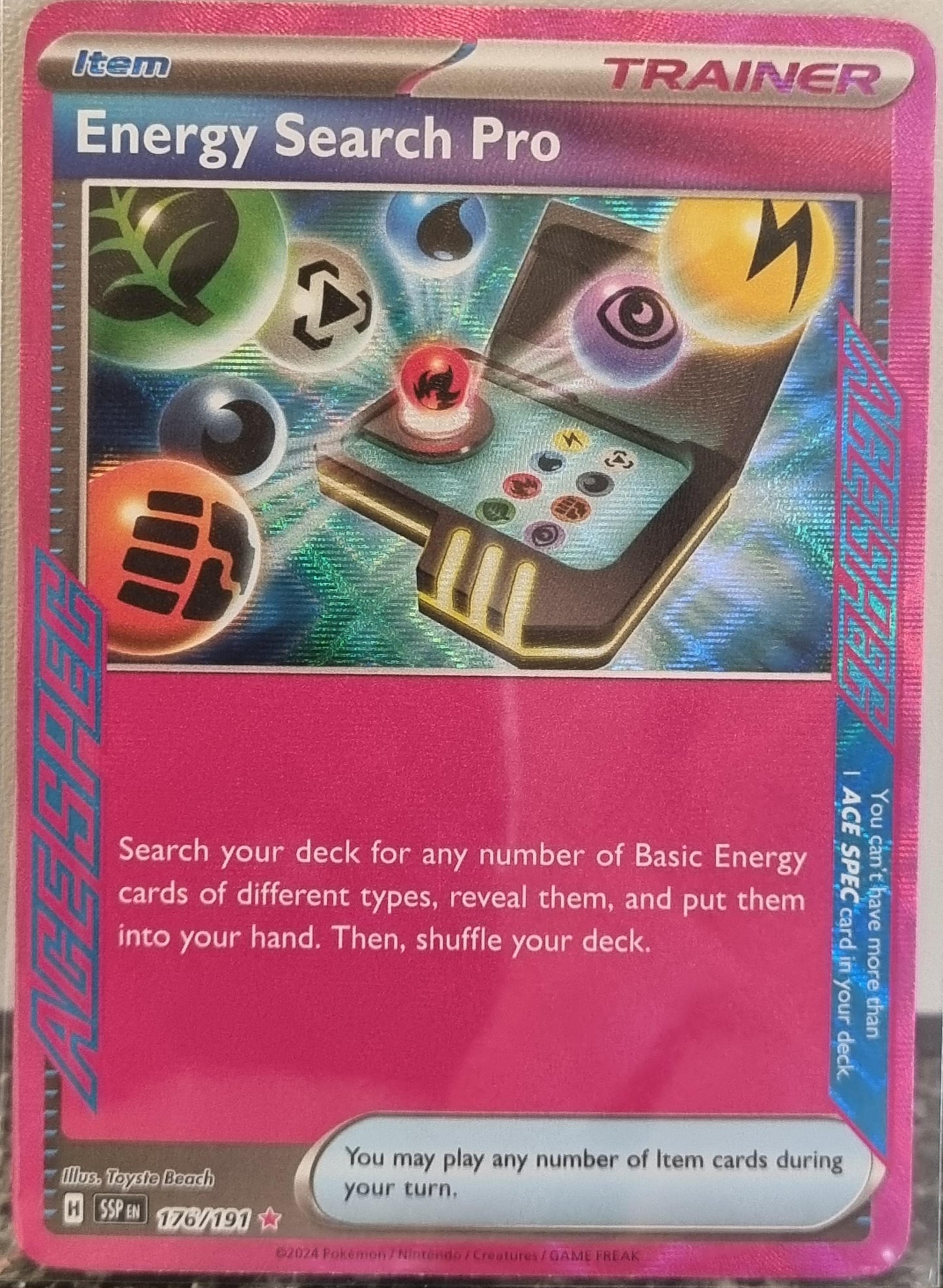 Energy Search Pro - Surging Sparks (ACE Rare) [SSP-176]