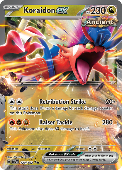 Koraidon ex - Temporal Forces (Double Rare) [TEF-120]