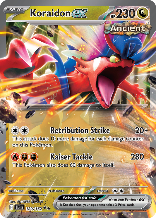 Koraidon ex - Temporal Forces (Double Rare) [TEF-120]