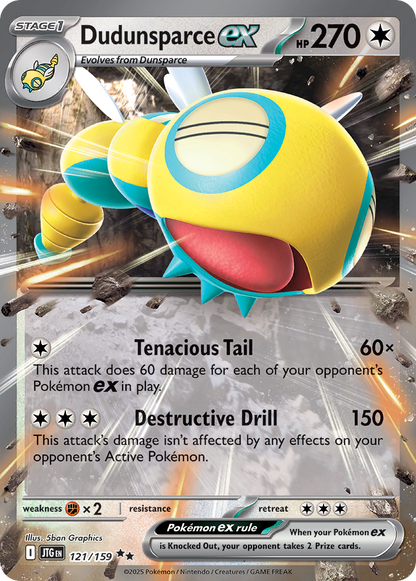 Dudunsparce ex - Journey Together (Double Rare) [JTG-121]