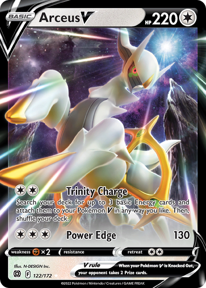 Arceus V - Brilliant Stars (Ultra Rare) [BRS-122]