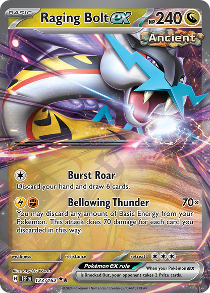 Raging Bolt ex - Temporal Forces (Double Rare) [TEF-123]