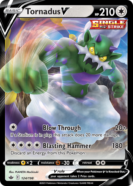 Tornadus V - Chilling Reign (Ultra Rare) [CRE-124]