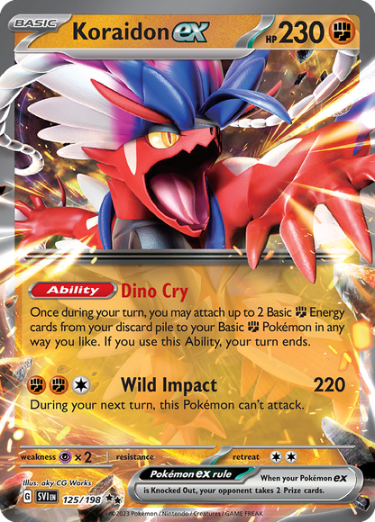 Koraidon ex - Scarlet & Violet (Double Rare) [SVI-125]