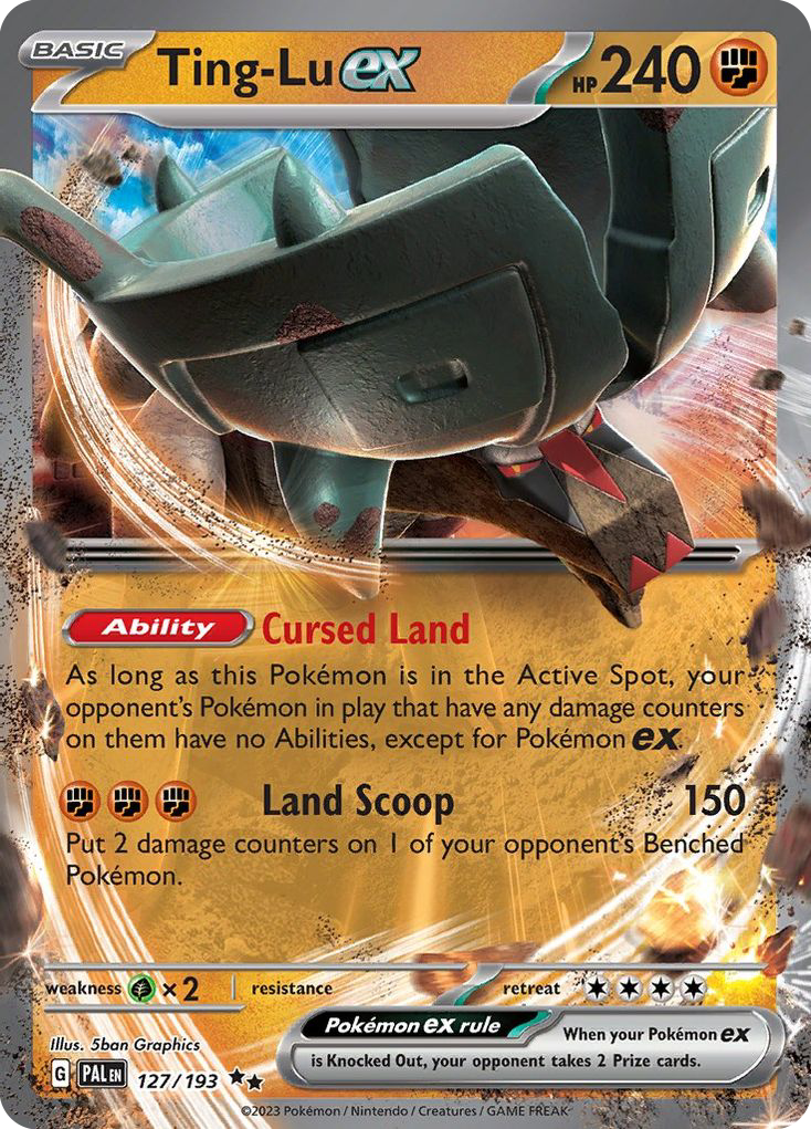 Ting-Lu ex - Paldea Evolved (Double Rare) [PAL-127]
