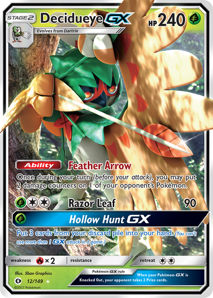 Decidueye GX - Sun & Moon (Ultra Rare) [SUM-12]