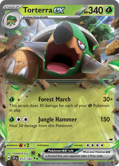 Torterra ex - Temporal Forces (Double Rare) [TEF-012]