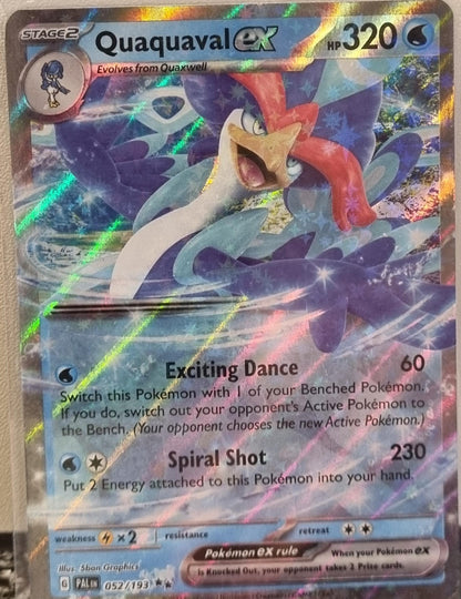Quaquaval ex - Paldea Evolved (Double Rare) [PAL-052]