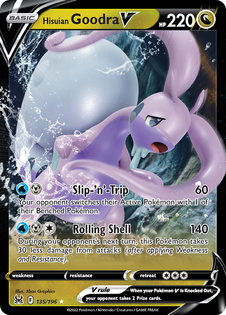 Hisuian Goodra V - Lost Origin (Ultra Rare) [LOR-135]