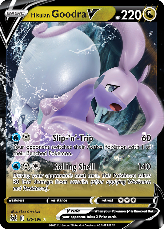 Hisuian Goodra V - Lost Origin (Ultra Rare) [LOR-135]