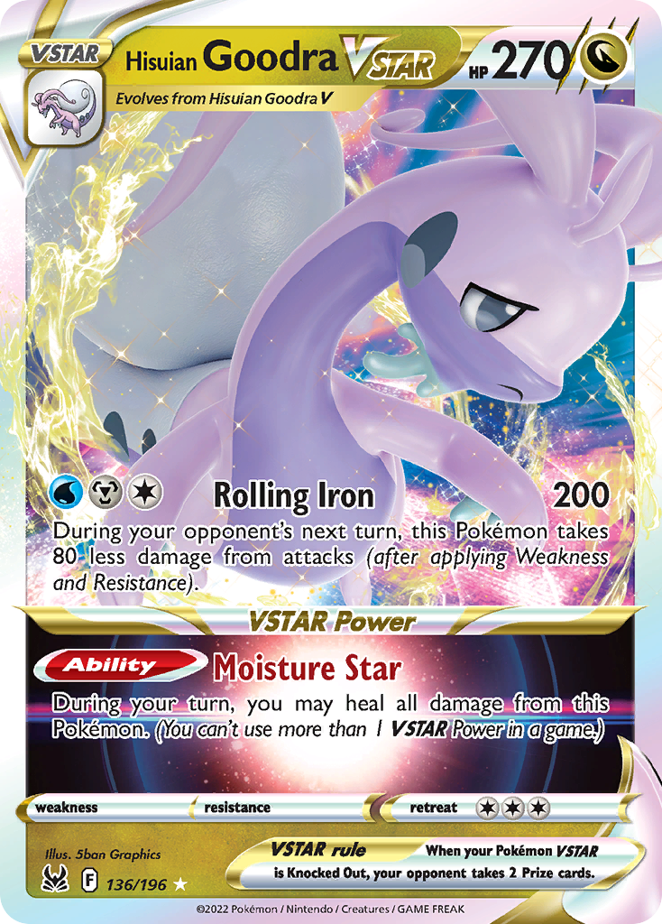 Hisuian Goodra VSTAR - Lost Origin (Ultra Rare) [LOR-136]