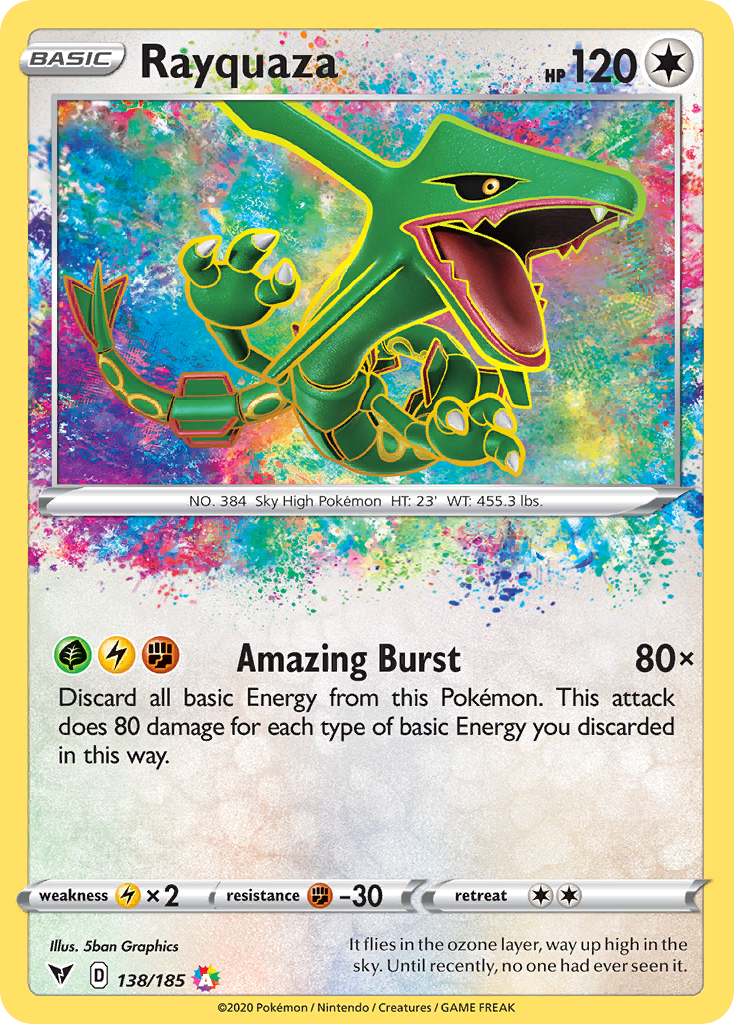 Rayquaza - Vivid Voltage (Amazing Rare) [VIV-138]