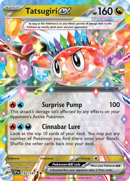 Tatsugiri ex - Surging Sparks (Double Rare) [SSP-142]