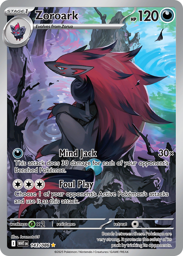 Zoroark - White Flare (Illustration Rare) [WHT-143]