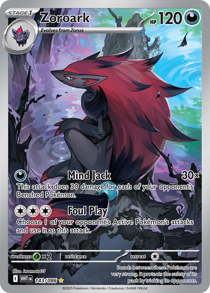 Zoroark - White Flare (Illustration Rare) [WHT-143]