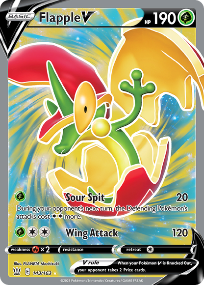 Flapple V - Battle Styles (Ultra Rare) [BST-143]