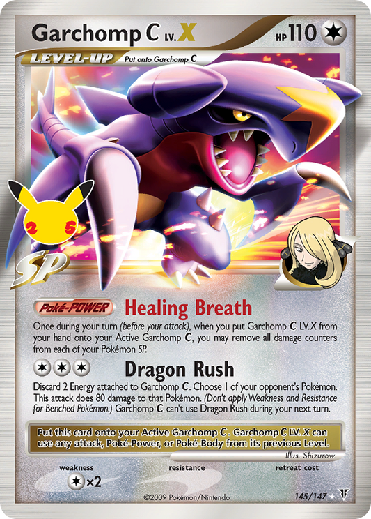 Garchomp  LV.X - Celebrations (Holo Rare) [CEL-SV 145]
