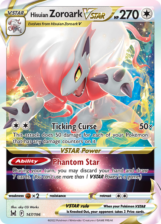 Hisuian Zoroark VSTAR - Lost Origin (Ultra Rare) [LOR-147]