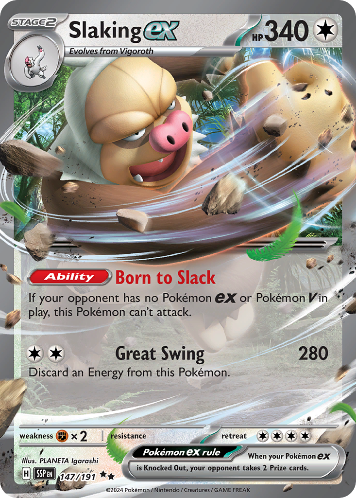 Slaking ex - Surging Sparks (Double Rare) [SSP-147]