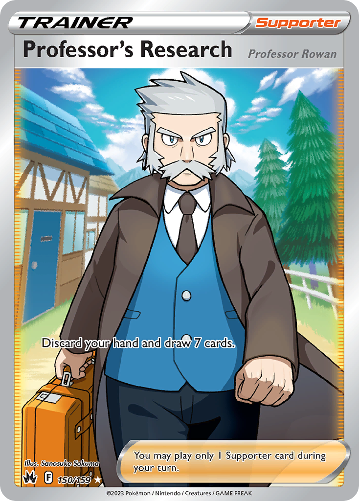 Professor's Research - Crown Zenith (Ultra Rare) [CRZ-150]
