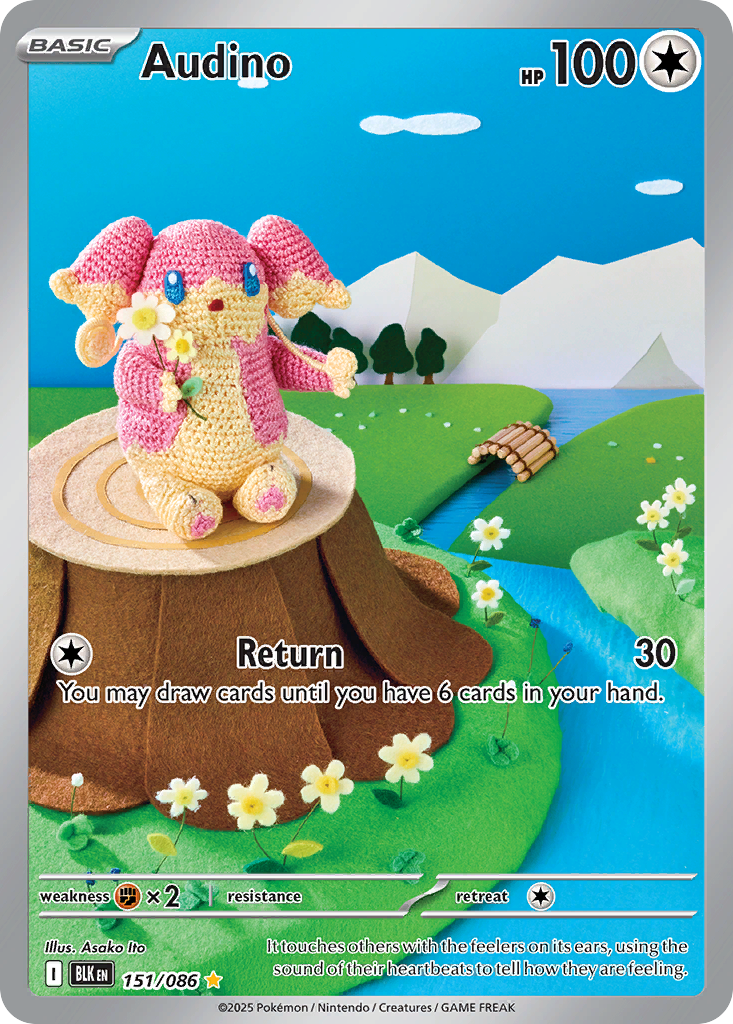 Audino - Black Bolt (Illustration Rare) [BLK-151]