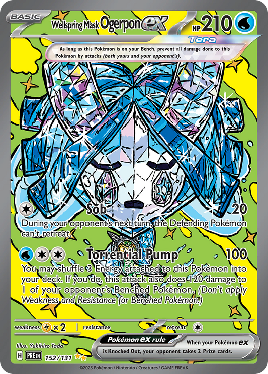 Wellspring Mask Ogerpon ex - Prismatic Evolutions (Special Illustration Rare) [PRE-152]