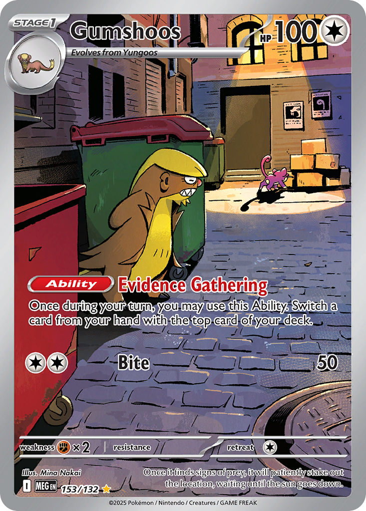 Gumshoos - Mega Evolution (Illustration Rare) [MEG-153]